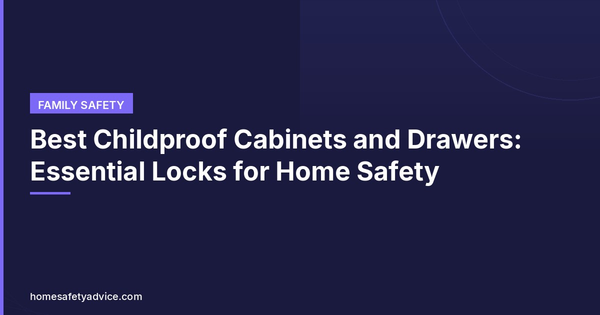 Best Childproof Cabinets and Drawers: Essential Locks for Home Safety